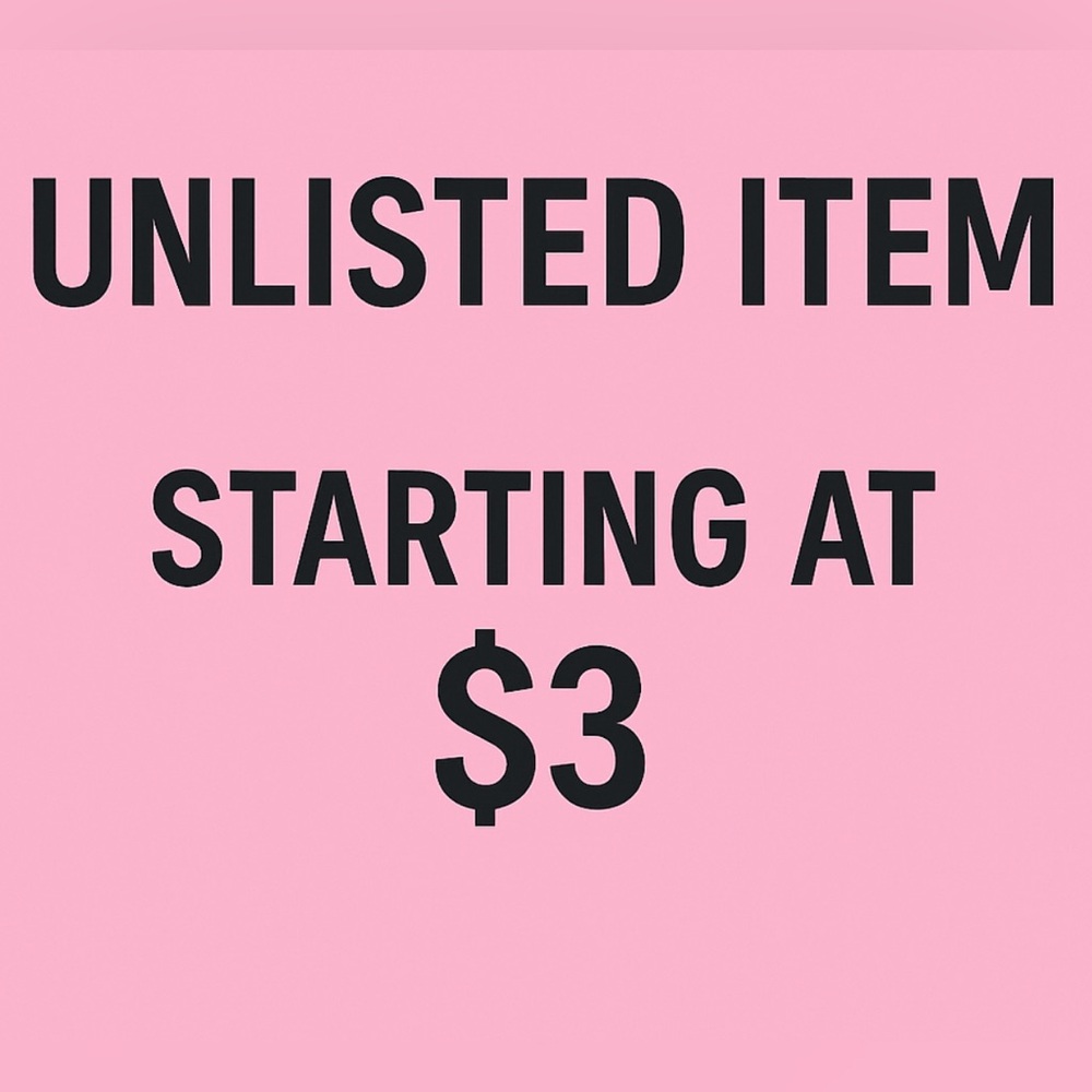 Unlisted Item. #